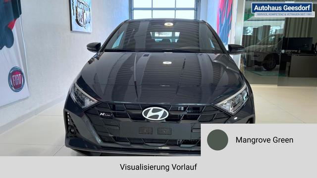 i20 Mangrove Green Vorlauf, Beispielbilder, ggf. teilweise mit Sonderausstattung