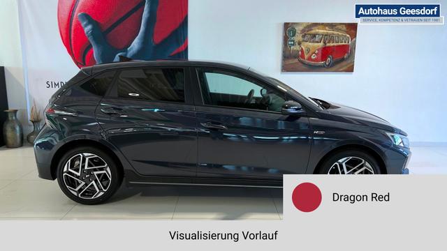 i20 Dragon Red Vorlauf, Beispielbilder, ggf. teilweise mit Sonderausstattung