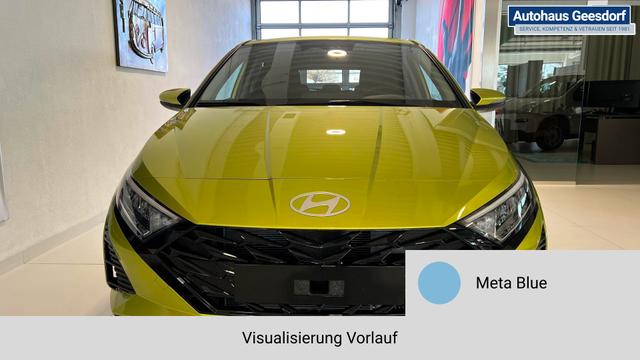 i20 Meta Blue Vorlauf, Beispielbilder, ggf. teilweise mit Sonderausstattung