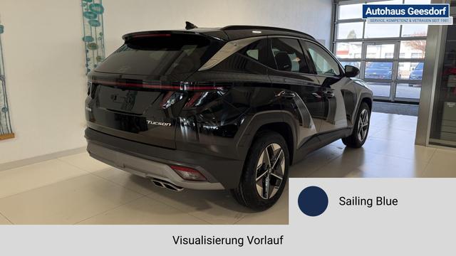 Tucson GO Plus Sailing Blue Vorlauf