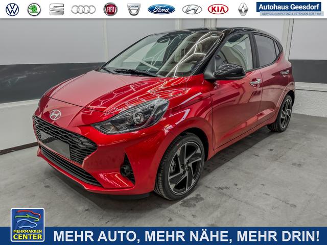 Lagerfahrzeug Hyundai i10 - PREMIUM AUT SHZ SMART KEY KLIMAAUTOMATIK AMBIENTE ALU RFK PDC NAVI