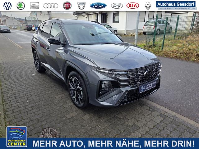 Lagerfahrzeug Hyundai TUCSON - N-LINE X 1.6 HEV T-GDI 239 PS/10 km/Garantie/Matrix/HUD/KRELL