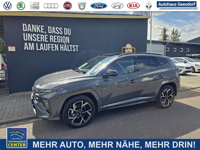 Lagerfahrzeug Hyundai TUCSON - N-LINE X VOLLAUSSTATTUNG ASSISTENZ-PAKET -sofort- 1.6 HEV T-GDI 239PS 2WD