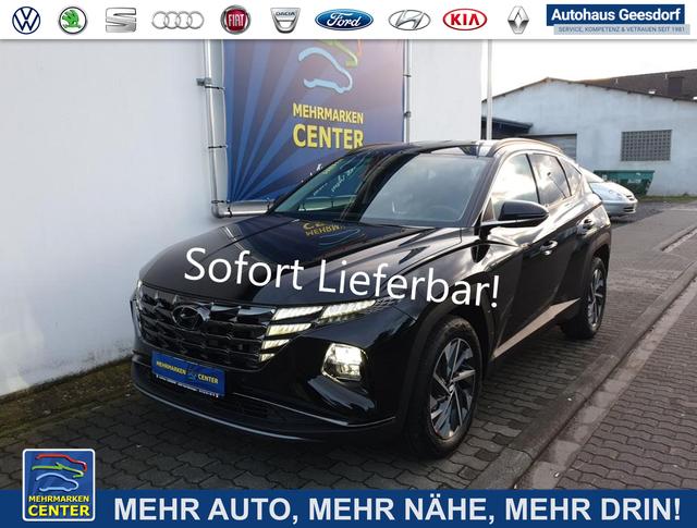 Gebrauchtfahrzeug Hyundai TUCSON - 1.6 T-GDi MHEV 4WD DCT 180 PS -Voll abnehm. AHK- Leder Shzg Krell LED Alu19" Panoramadach