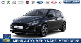 Lagerfahrzeug Hyundai i20 - Family 1.2i 79PS, SCHWARZ-METALLIC, 16" ALUFELGEN, 5 Jahre Garantie, WINTER-PAKET, KLIMAAUTOMATIK, Abgedunkelte Scheiben, NAVIGATION 10,25", Parksensoren hinten, Rückfahrkamera, Alarm, Lederlenkrad, Tempomat, Armlehne vorne, Reserverad
