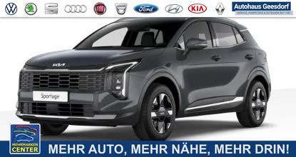 Lagerfahrzeug Kia Sportage - Silver 1.6 T-GDI 150PS AUTOMATIK, Penta-Metal Grau METALLIC, 2-Zonen-Klimaautomatik, Navigation 12,3", Parksensoren vorn/hinten, R&uuml;ckfahrkamera, 17" Alufelgen, Winterpaket/Sitzheizung vorne, Beheiztes Lederlenkrad, ACC Tempomat, Alarm, Dachreling Chrom