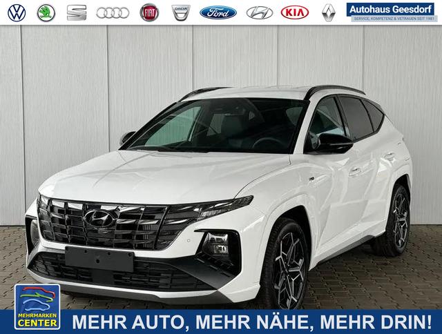 Gebrauchtfahrzeug Hyundai TUCSON - N-Line 1,6 T-GDi HEV 230 PS 2WD / Adaptives Fahrw./ ACC LED 360 Kamera 4 X Sitzh./Sizbelüft./ Krell Keyless "Frei Haus geliefert"