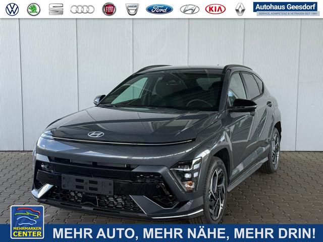 Gebrauchtfahrzeug Hyundai KONA - N-Line 1.6 T-GDI 7 DCT 4WD / Navi PDC V.&H. Kamera Keyless Sitz &Lenkr.Heiz