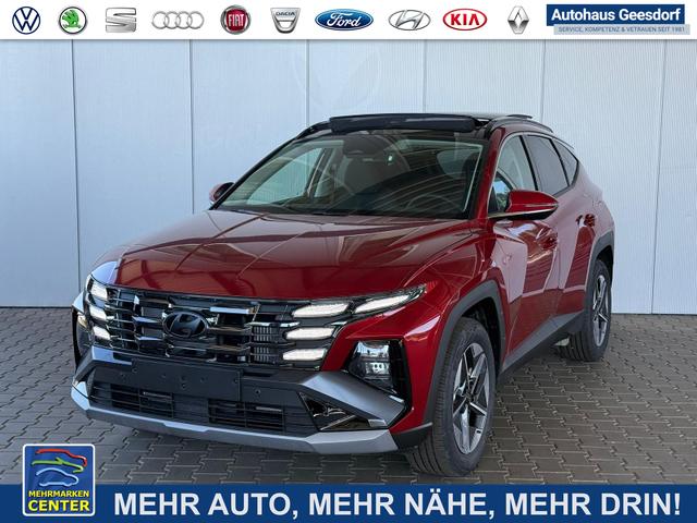 Gebrauchtfahrzeug Hyundai TUCSON - E-Motion 1.6 T-GDI 2WD / Panoramadach Sitz   Lenkradheizung LED Navi PDC V&H Kamera Alu 18"