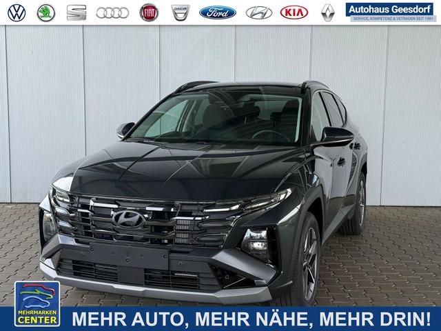 Gebrauchtfahrzeug Hyundai TUCSON - E-Motion 1.6 T-GDI 2WD 48V DCT / Panoramadach ACC Sitz   Lenkradheizung LED Navi PDC V&H Kamera Alu 18"