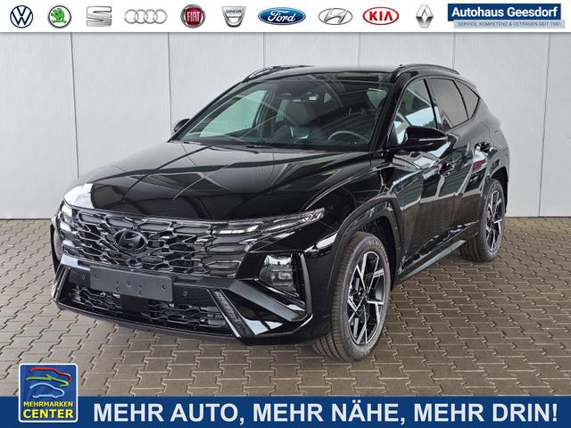 Gebrauchtfahrzeug Hyundai TUCSON - N-Line 1.6 T-GDI 4WD HEV / Panoramadach 4x Shz ACC Head-Up Krell-Soundsystem E-Klappe Matrix-LED E-Sitze Alu 19"