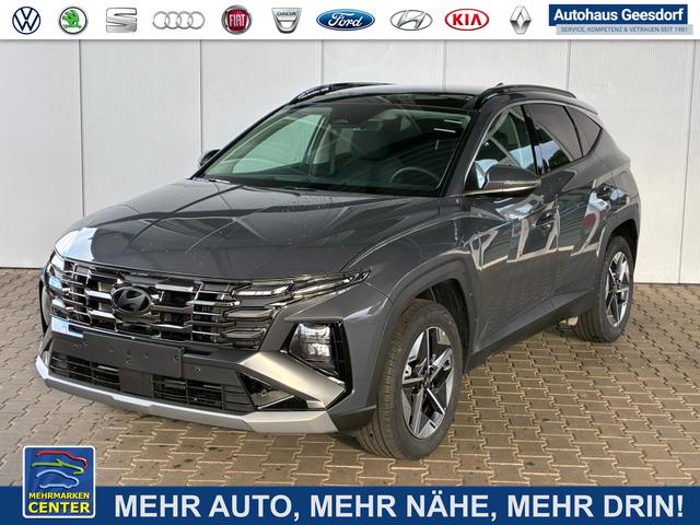 Gebrauchtfahrzeug Hyundai TUCSON - E-Motion 1.6 T-GDi 2WD HEV / Panoramadach ACC LED Sitz   Lenkradheizung Navi PDC V&H Kamera Alu 18"