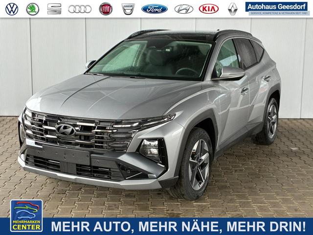 Gebrauchtfahrzeug Hyundai TUCSON - E-Motion 1.6 T-GDi 2WD HEV / Panoramadach ACC LED Sitz   Lenkradheizung Navi PDC V&H Kamera Alu 18"