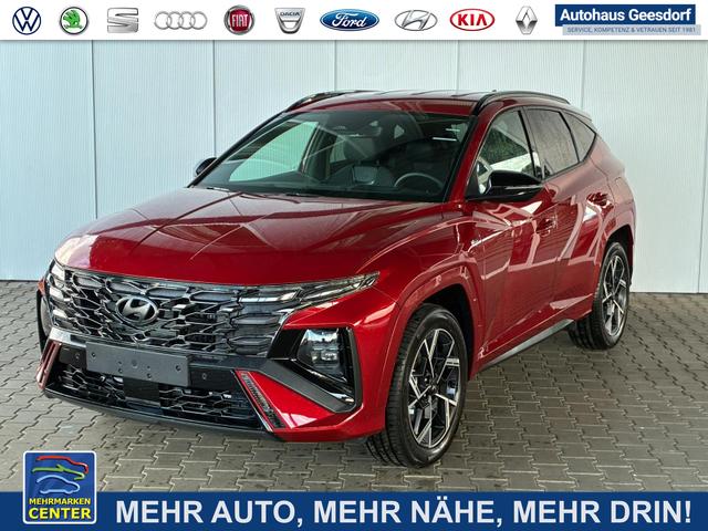 Gebrauchtfahrzeug Hyundai TUCSON - N Line 1.6 T-GDi 4WD HEV / Head-Up ACC 4x Shz Krell-Soundsystem E-Klappe Matrix-LED E-Sitze Alu 19"