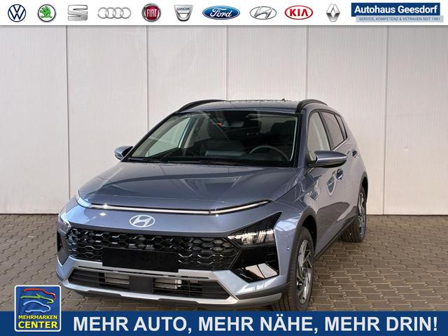 Gebrauchtfahrzeug Hyundai BAYON - Premium 1.0 T-GDI 100 PS 48V 7DCT / Keyless ACC Soundsystem BOSE Sitz   Lenkradheizung LED Navi PDC V&H Kamera Totwinkel Alu 16"