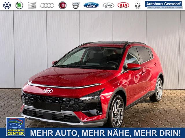 Gebrauchtfahrzeug Hyundai BAYON - Premium Sky 1.0 T-GDI 100 PS 48V 7DCT / Keyless ACC Soundsystem BOSE Sitz   Lenkradheizung LED Navi PDC V&H Kamera Totwinkel Alu 16"