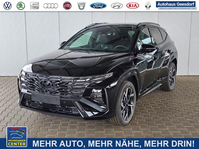 Lagerfahrzeug Hyundai TUCSON - N-Line 1.6 T-GDI 4WD HEV / Panoramadach 4x Shz ACC Head-Up Krell-Soundsystem E-Klappe Matrix-LED E-Sitze Alu 19"