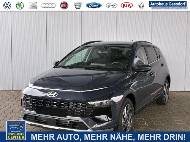 Lagerfahrzeug Hyundai BAYON - Premium 1.0 T-GDI 100 PS 48V 7DCT / Keyless ACC Soundsystem BOSE Sitz   Lenkradheizung LED Navi PDC V&H Kamera Totwinkel Alu 16"
