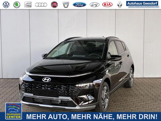 Lagerfahrzeug Hyundai BAYON - Premium Sky 1.0 T-GDI 100 PS 48V 7DCT / Keyless ACC Soundsystem BOSE Sitz   Lenkradheizung LED Navi PDC V&H Kamera Totwinkel Alu 16"