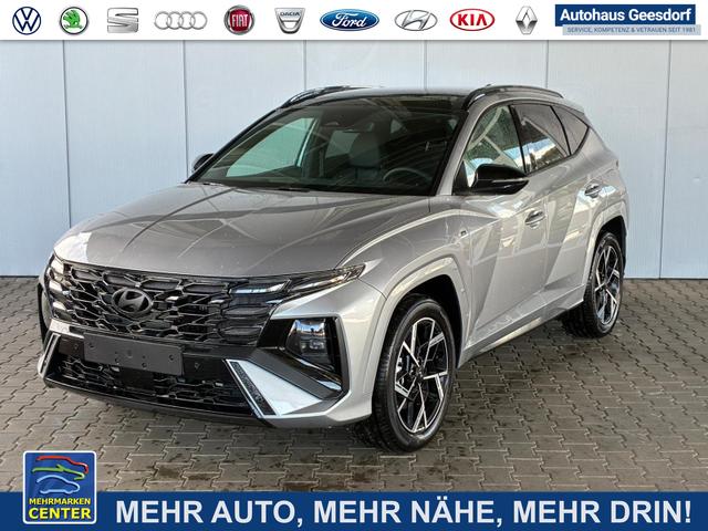 Lagerfahrzeug Hyundai TUCSON - N-Line 1.6 T-GDI 4WD HEV / Panoramadach 4x Shz ACC Head-Up Krell-Soundsystem E-Klappe Matrix-LED E-Sitze Alu 19"