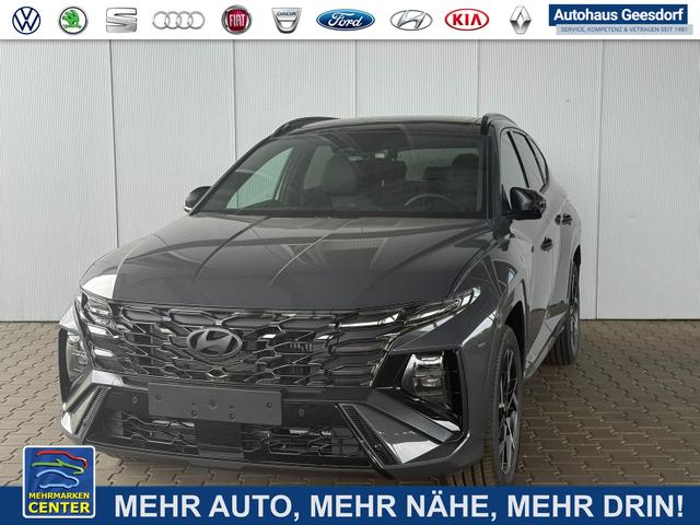 Lagerfahrzeug Hyundai TUCSON - N-Line 1.6 T-GDI 4WD HEV / Panoramadach 4x Shz ACC Head-Up Krell-Soundsystem E-Klappe Matrix-LED E-Sitze Alu 19"