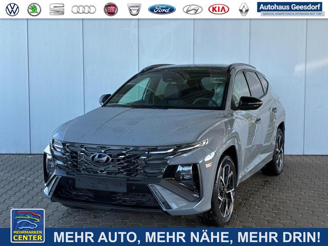 Lagerfahrzeug Hyundai TUCSON - N-Line 1.6 T-GDI 4WD HEV / Panoramadach 4x Shz ACC Head-Up Krell-Soundsystem E-Klappe Matrix-LED E-Sitze Alu 19"