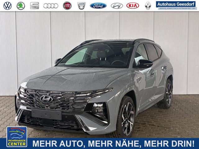 Vorlauffahrzeug Hyundai TUCSON - HEV 2WD N-Line X Pano / MY27 Panoramadach Head-Up 360&deg; Kam. ACC Sitz   Lenkradheiz. Sitzbel&uuml;ftung Alu 19"