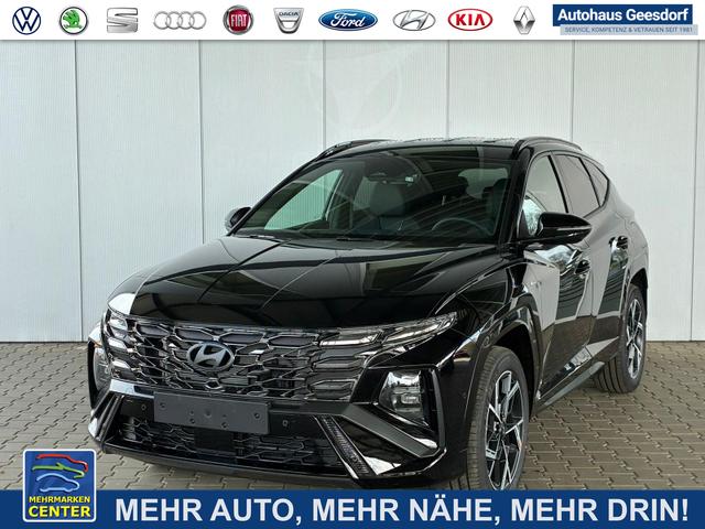 Lagerfahrzeug Hyundai TUCSON - N-Line x HEV 2WD Automatik / Head-Up ACC Sitz Lenkradheiz. Sitzbel&uuml;ftung/ Krell E-Klappe Matrix LED Alu 19''