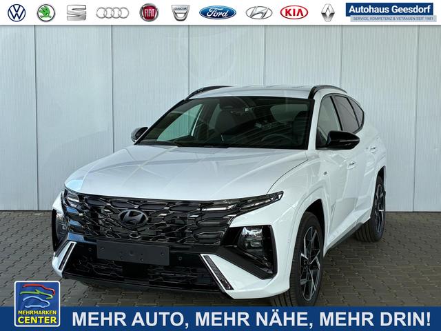 Lagerfahrzeug Hyundai TUCSON - N-Line x HEV 2WD Automatik / Head-Up ACC Sitz Lenkradheiz. Sitzbel&uuml;ftung/ Krell E-Klappe Matrix LED Alu 19''