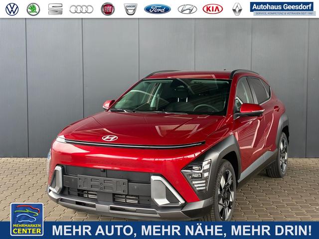Lagerfahrzeug Hyundai KONA - Comfort Plus 1.6 T-GDI DCT 4WD / Navi ACC Keyless 360&deg; Kam./ Sitz   Lenkradheiz. LED Alu 18"