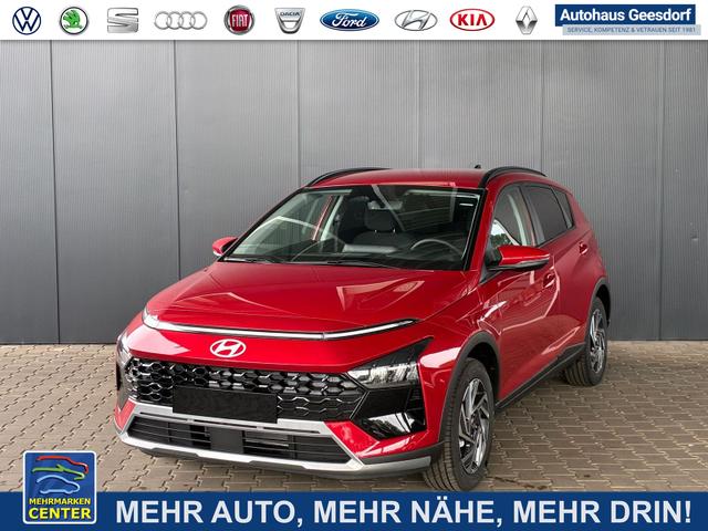 Lagerfahrzeug Hyundai BAYON - Comfort Plus 1.2 MPI / Navi PDC m. Kamera Klimaautom./ LED Sitz & Lenkr.Heiz/ Alu16