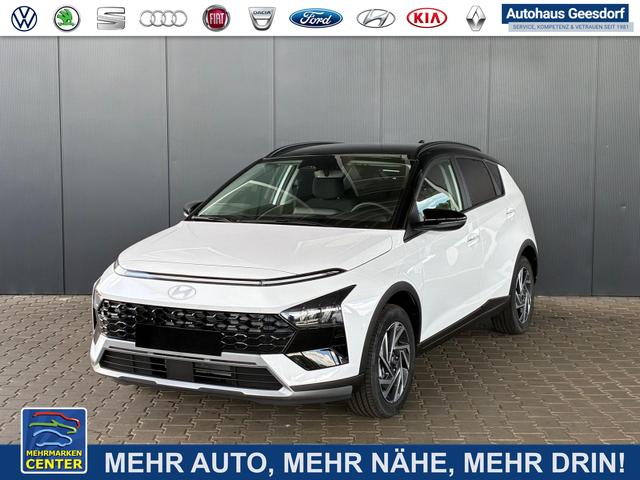 Lagerfahrzeug Hyundai BAYON - Comfort Plus 1.2 MPI / Navi PDC m. Kamera Klimaautom./ LED Sitz & Lenkr.Heiz/ Alu16