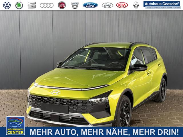 Lagerfahrzeug Hyundai BAYON - Blackline 6MT / PDC m. Kamera Sitz & Lenkr.Heiz./ LED Privasy Alu 16"
