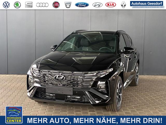 Lagerfahrzeug Hyundai TUCSON - HEV 2WD N-Line X Pano / MY27 Panoramadach Head-Up 360&deg; Kam. ACC Sitz   Lenkradheiz. Sitzbel&uuml;ftung Alu 19"