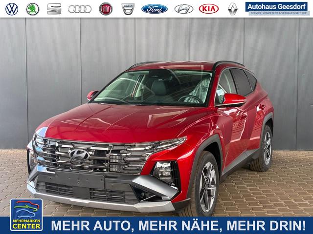 Lagerfahrzeug Hyundai TUCSON - Comfort Plus 1.6 T-GDI 2WD 48V DCT / Matrix-LED Elek. Heck 360&deg; Kam. Teilleder Shz vo   hi Alu 18"