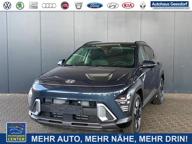 Lagerfahrzeug Hyundai KONA - HEV Prime Sky MY26 / LED ACC Bose Navi Schiebedach PDC V&H   360. Kamera Sitz Lenkradheizung Alu 18"