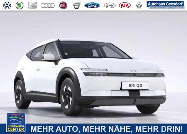 Vorlauffahrzeug Hyundai IONIQ 3 - Comfort Plus 61 kWh 135 PS - Climate Pack / ACC PDC V.&h./ Kamera Keyless LED Privacy Sitz & Lenkr.Heiz./ W&auml;rmepumpe