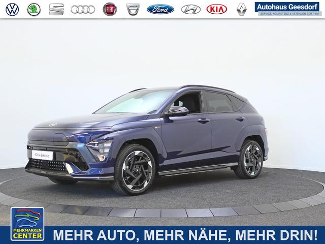 Lagerfahrzeug Hyundai KONA Elektro - N-Line 64,8 kWh / Bose ACC PDC V&H   Kamera Keyless Sitz Lenkradheiz. LED Alu 19"