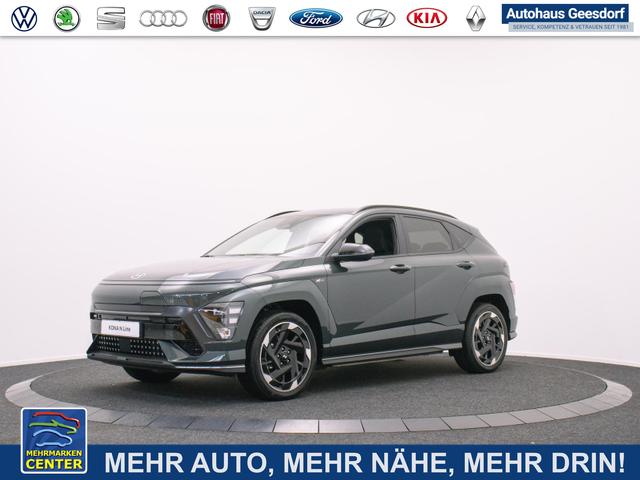 Lagerfahrzeug Hyundai KONA Elektro - N-Line 64,8 kWh / Bose ACC PDC V&H   Kamera Keyless Sitz Lenkradheiz. LED Alu 19"
