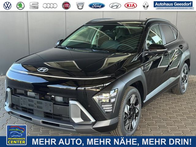 Lagerfahrzeug Hyundai KONA - HEV Prime Sky MY26 / LED ACC Bose Navi Schiebedach PDC V&H   360. Kamera Sitz Lenkradheizung Alu 18"