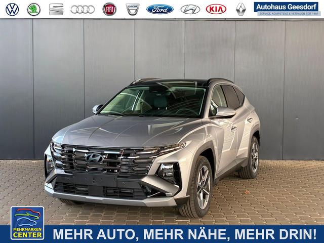Lagerfahrzeug Hyundai TUCSON - Comfort Plus 1.6 T-GDI 4WD 48V DCT / Matrix-LED Pano-Dach ACC Shz hi   vo Teilleder Alu 18"