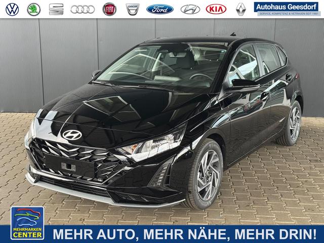 Lagerfahrzeug Hyundai i20 - Smart 1.0 T-GDi 90PS 7-DCT AT / Tempomat Navi PDC hinten Kamera Sitz   Lenkradheizung Alu 16''