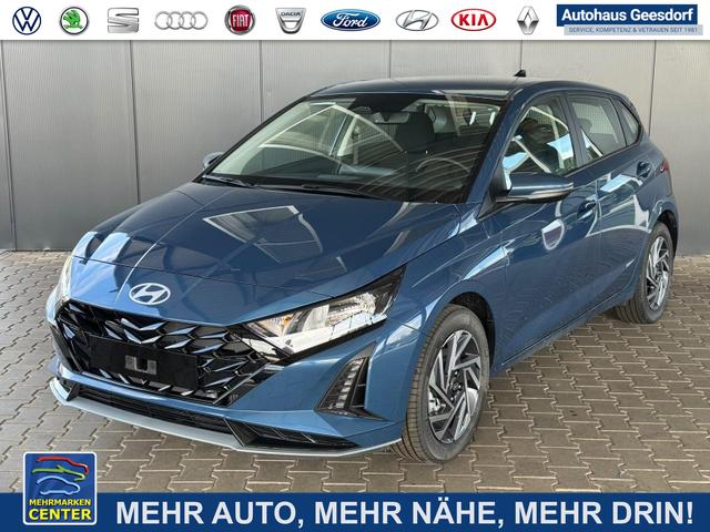 Lagerfahrzeug Hyundai i20 - Smart 1.0 T-GDi 90PS 7-DCT AT / Tempomat Navi PDC hinten Kamera Sitz   Lenkradheizung Alu 16''