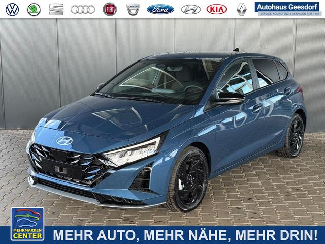 Lagerfahrzeug Hyundai i20 - Style 1.0 T-GDI BLACK LINE / Navi Fernlichtassistent Spurhalteassistent ACC Kamera Sitz   Lenkradheizung LED