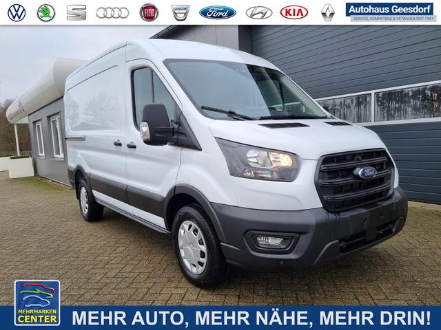 Lagerfahrzeug Ford Transit - L2H2 2.0 TDCi 130PS Trend 3,5t 3-Sitzer AHK Klima Navi Bluetooth DAB Frontscheibe beheizb. PDC v h Rückf.Kamera Tempomat