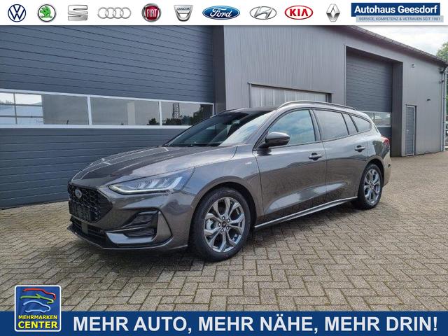 Lagerfahrzeug Ford Focus Turnier - 1.0 125PS ST-Line Winterpaket Rückf.Kamera Klimaautomatik Sitzheizung Lenkradheizung Frontscheibe beheizb. Ford-Navi SYNC 4 DAB  Bluetooth Apple Carplay Android Auto PDC v h Keyless