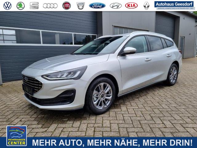 Gebrauchtfahrzeug Ford Focus Turnier - 1.0 125PS Titanium Winterpaket Klimaautomatik Sitzheizung Lenkradheizung Frontscheibe beheizb. Ford-Navi SYNC 4 DAB  Bluetooth Apple Carplay Android Auto Rückf.Kamera PDC v h