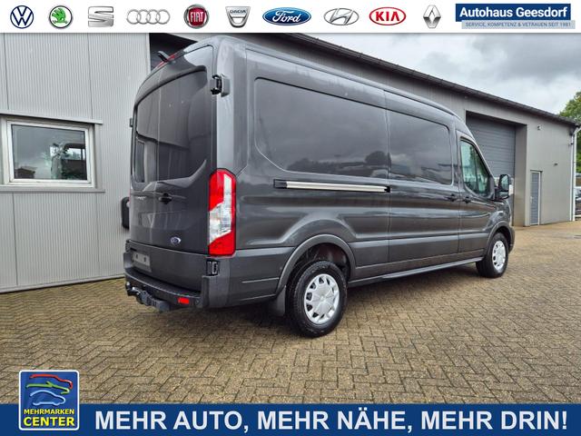 Lagerfahrzeug Ford Transit - L3H2 2.0 TDCi 130PS Trend 3,5t 3-Sitzer AHK Klima Navi Bluetooth DAB Frontscheibe beheizb. PDC v h Rückf.Kamera Tempomat