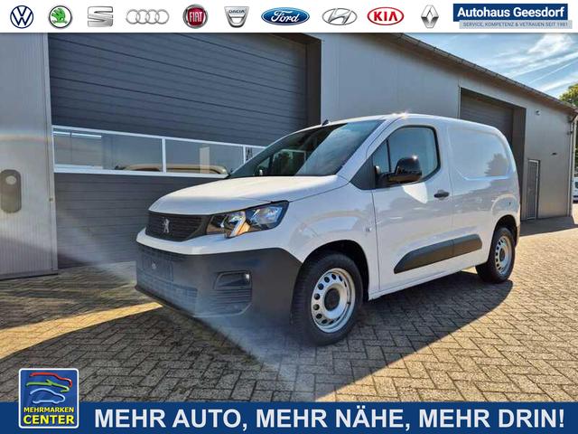 Gebrauchtfahrzeug Peugeot Partner - Premium L1 1.5 BlueHDI 102PS 2-Sitzer AHK Klima Radio Apple CarPlay Android Auto Bluetooth DAB PDC v h Rückf.Kamera Tempomat Ganzj.Reifen