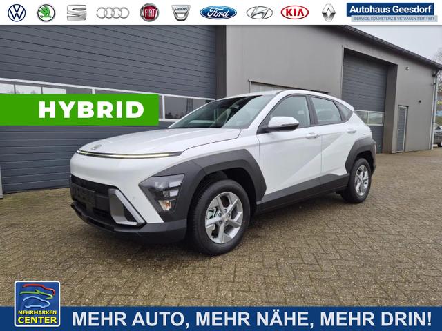 Lagerfahrzeug Hyundai KONA - 1.6 GDI 129PS Hybrid Automatik Select MY2025 Voll-LED Klimaautomatik Navi Rückf.Kamera PDC v h 12,3"-Touchscreen DAB  Apple CarPlay Android Auto Tempomat 16-LM